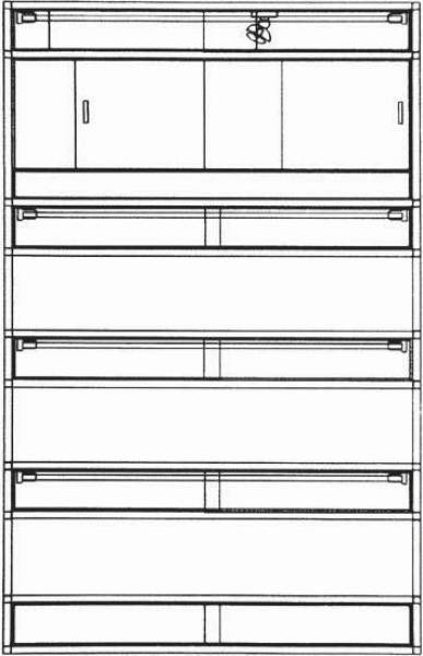 Standard Alu-Spinnenterrarienanlage BTH 130x60x230cm